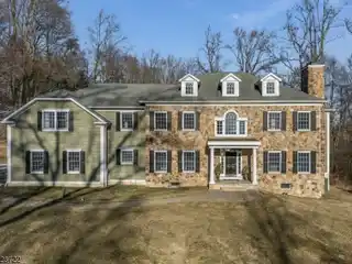 Stately Stone-front Colonial