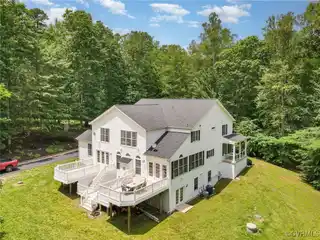 Elegant 11+ Acre Retreat with Spacious Deck