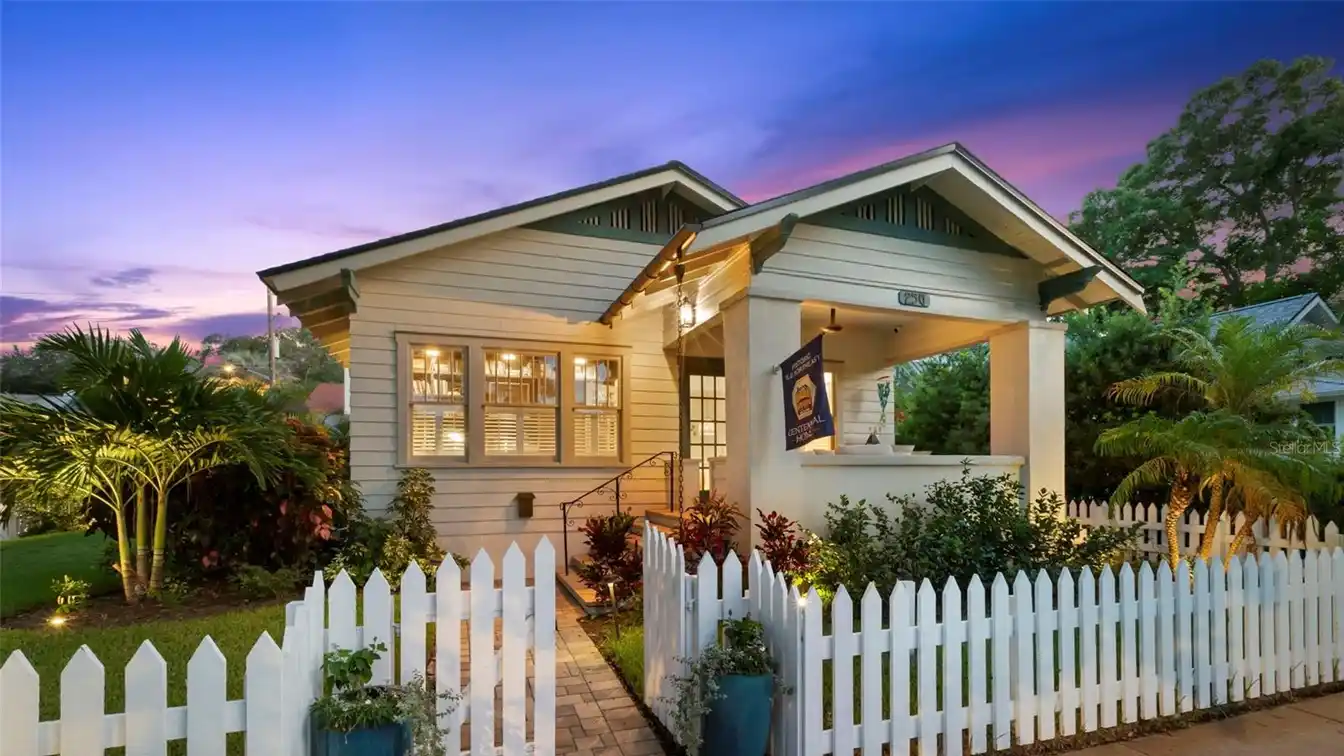 Craftsman Bungalow Charmer in Ideal St. Petersburg Neighborhood