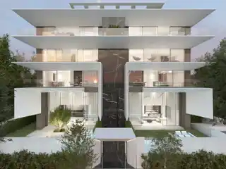 Modern New Construction Two-level Penthouse