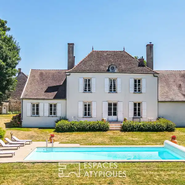 HISTORIC RESIDENCE WITH LUSH ORCHARD AND POOL