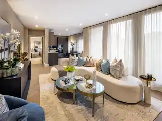 Contemporary Apartment with Spa-Inspired Bathroom