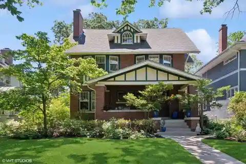 Quintessential East Wilmette Solid Brick Four Square