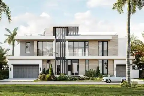 New Coastal Modern Deepwater Estate