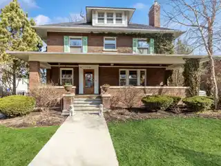 Timeless Wilmette Classic Steps from Beach and Town