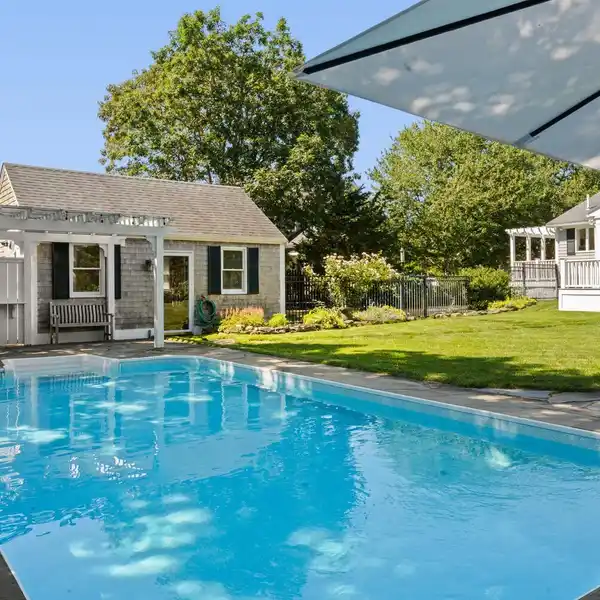 RENOVATED AND STYLISH BEACH HOUSE WITH POOL IN IN TERRIFIC EDGARTOWN NEIGHBORHOOD