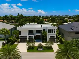Striking New Construction Modern Waterfront Residence