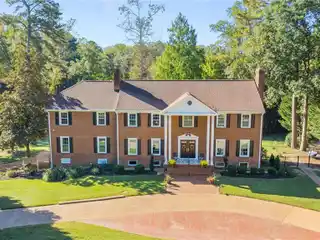 Refined Estate with Pond Views & Designer Touches