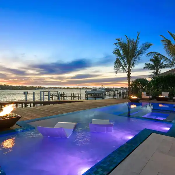 NEW DIRECT INTRACOASTAL ESTATE ON PRIME HYPOLUXO ISLAND