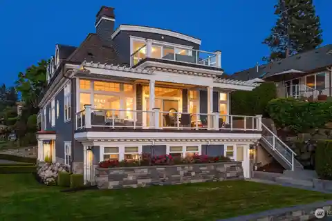 Refined Coastal Living with Breathtaking Lake and Mountain Views