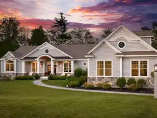 Modern Custom Home on 2.4 Private Acres