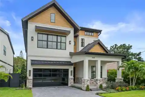 Farmhouse Charm Meets Sleek Contemporary Design