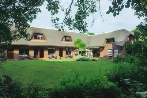 Charming Thatched-roof House