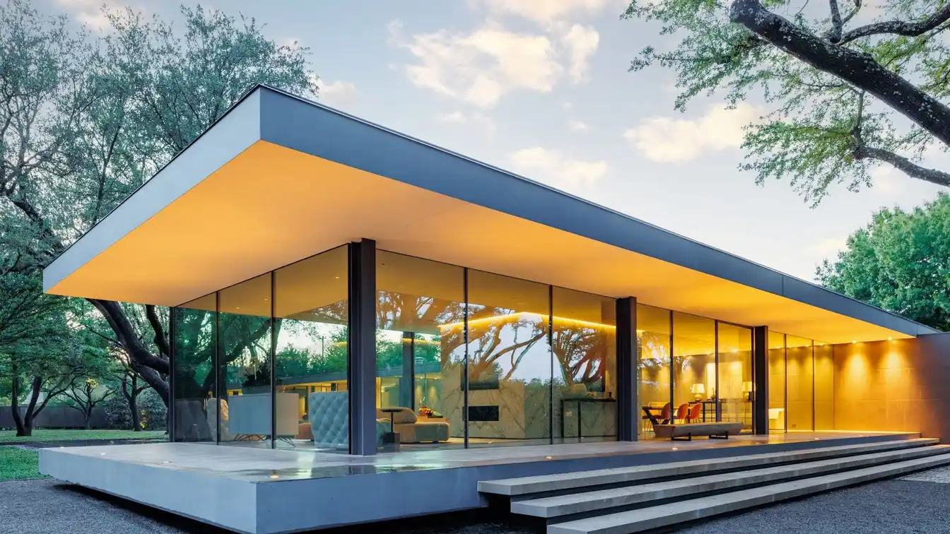 Modern Masterpiece Inspired by the Farnsworth House