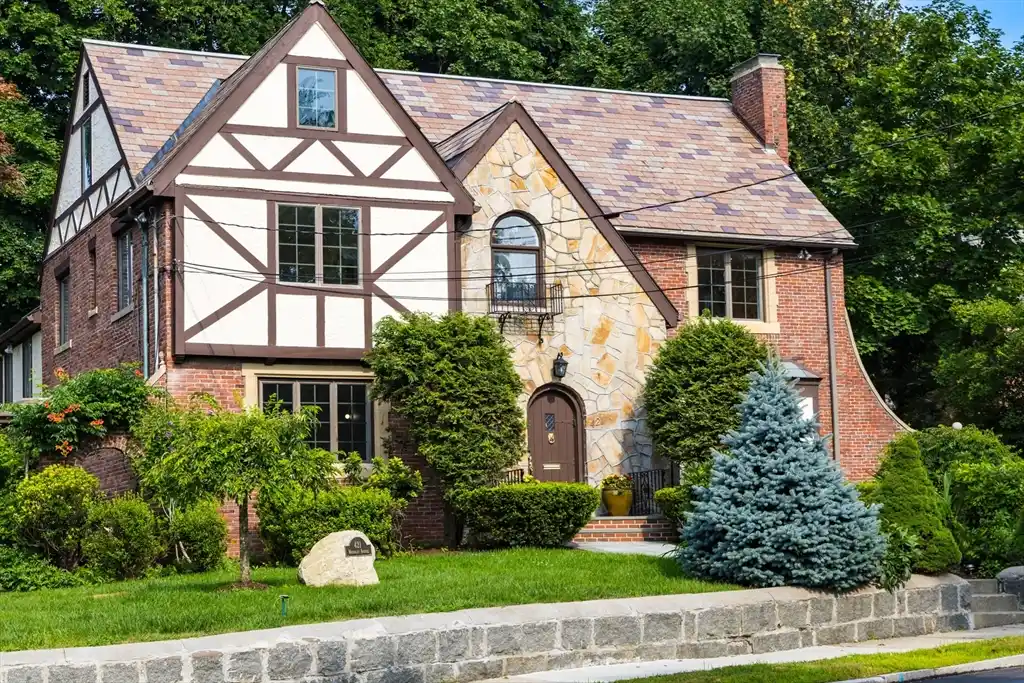 Stunning Brick Tudor Home on a Magnificent Corner Lot