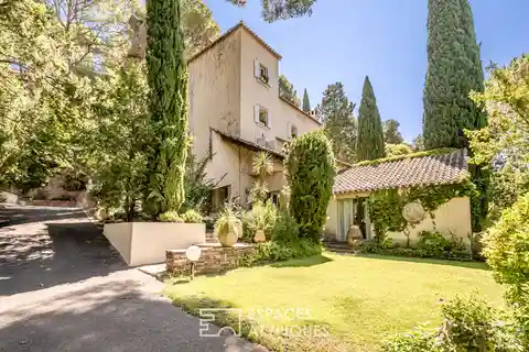 Secluded Hillside Estate with Panoramic Countryside Views