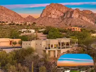 Contemporary Desert Retreat Perched on Quiet Hillside