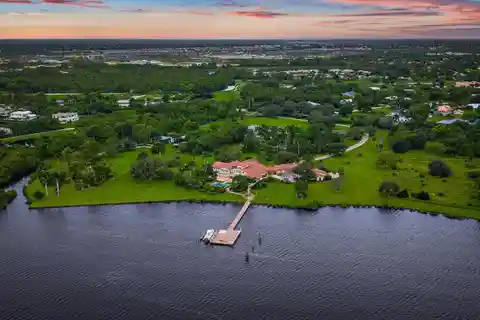 Magnificent Riverfront Estate with 135-Foot Private Dock