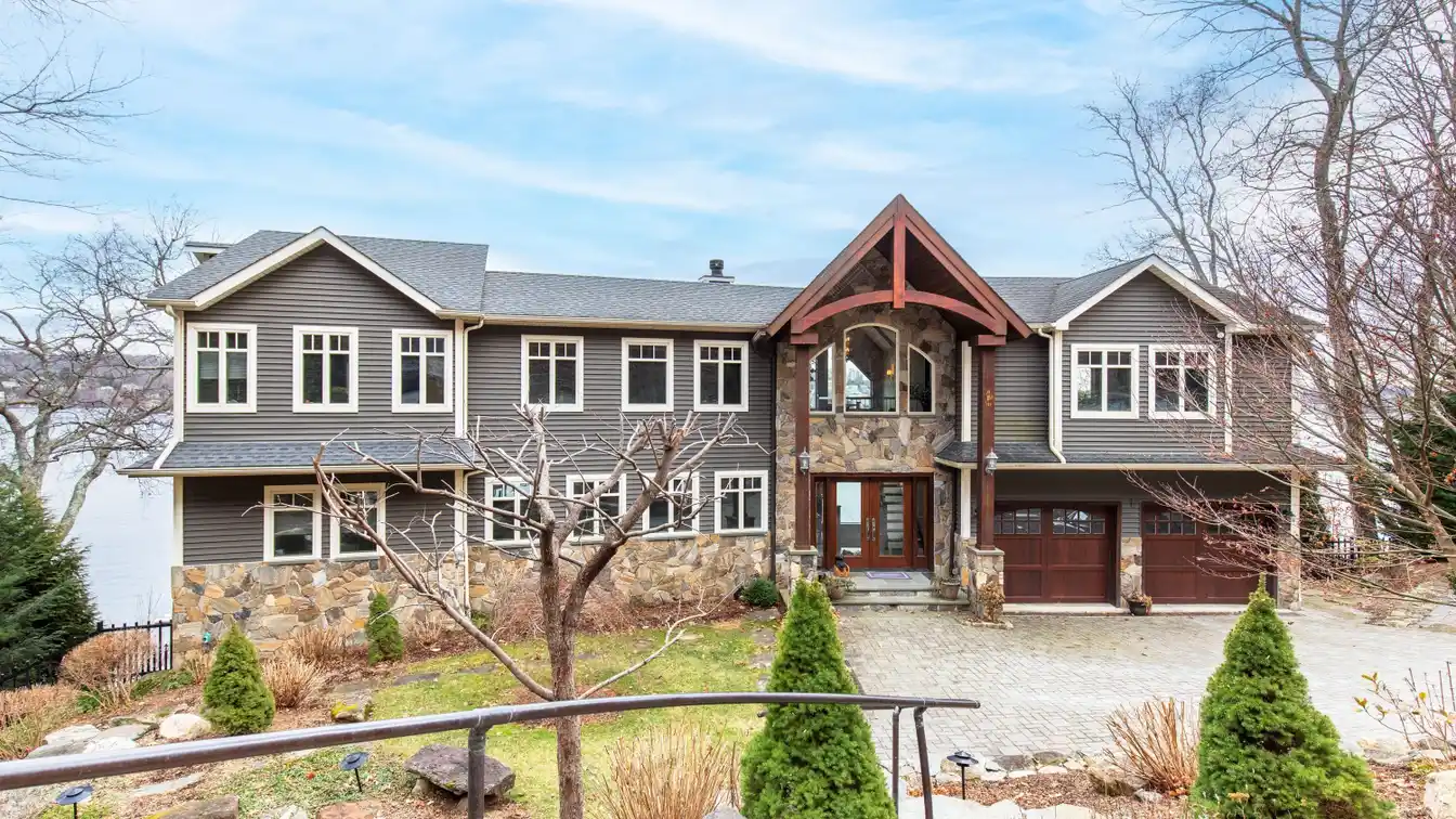 Breathtaking Waterfront Estate on Prestigious Candlewood Isle