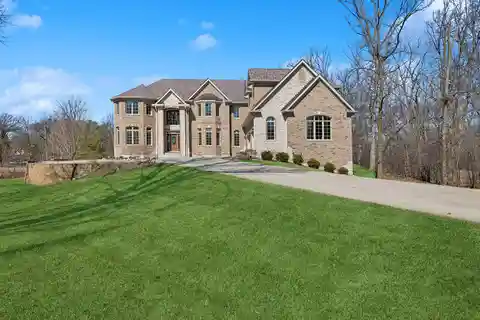 Extraordinary All-brick and Stone Custom Home