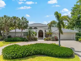 Island-Style Waterfront Ranch Home