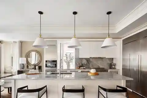 Herringbone White Oak Floors Throughout