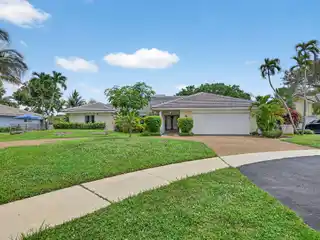 Boca Raton Gated Pool Home with Canal Views
