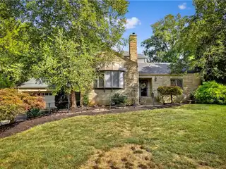 Elegant Stone Residence with Parkside Serenity