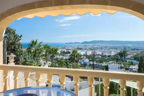 Serene Mediterranean Villa with Panoramic Sea Views