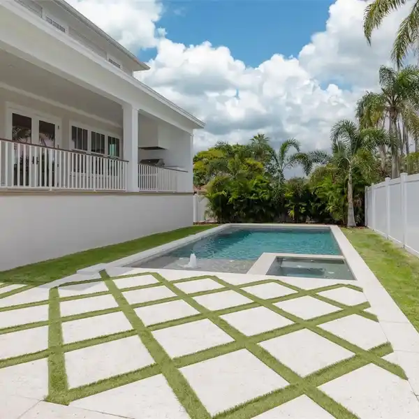 DELIGHTFUL NEW HOME ON A PRIME SNELL ISLAND CORNER LOT