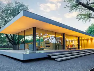 Modern Masterpiece Inspired by the Farnsworth House