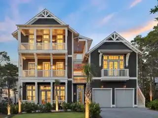 Custom Coastal Elegance Steps to the Beach