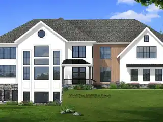 Custom Home in Twin Brooks at Warren