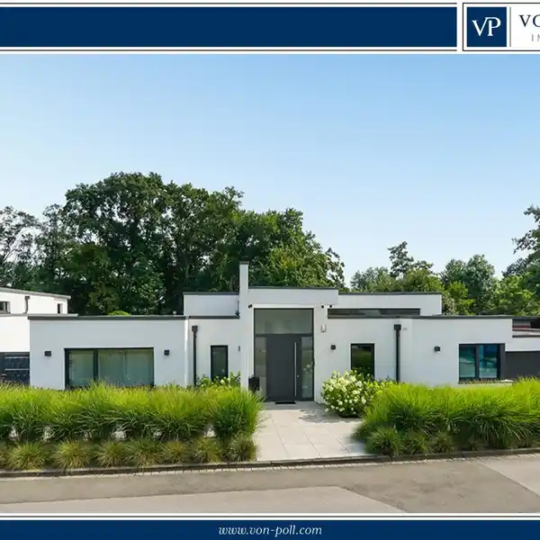 MODERN BAUHAUS-STYLE BUNGALOW FOR THE HIGHEST DEMANDS IN A PRIME LOCATION