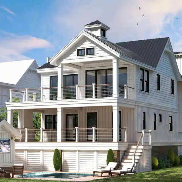 NEW CONSTRUCTION ON THE PEACEFUL NORTH END OF AVALON