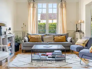 Antique Details Meet Modern Comfort and Garden