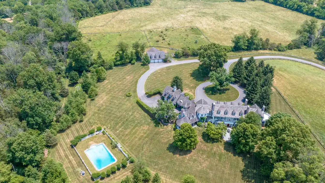 Exquisite Colonial Revival Estate on 43 Acres