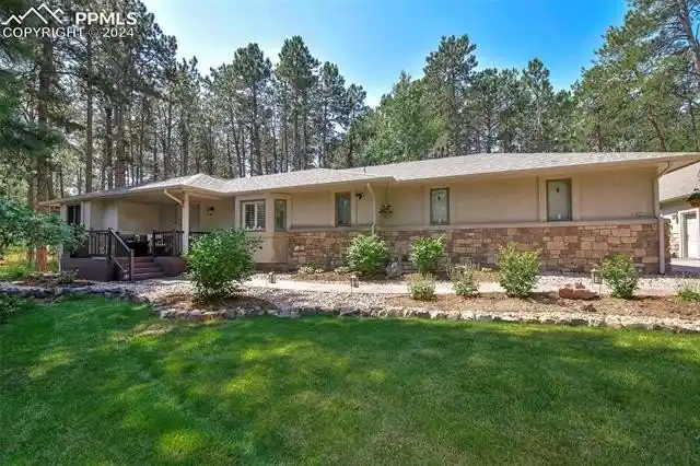 Stunning Stucco and Stone Rancher in Desirable Woodmoor