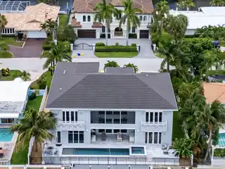 Custom Waterfront Home in Exclusive Bel Marra