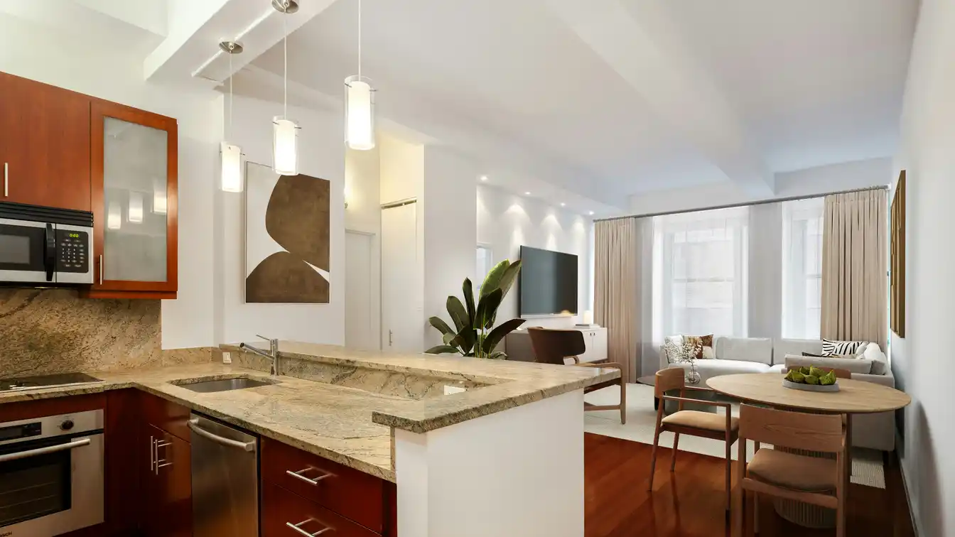 Split Two Bedroom Layout in the South Star Condominium
