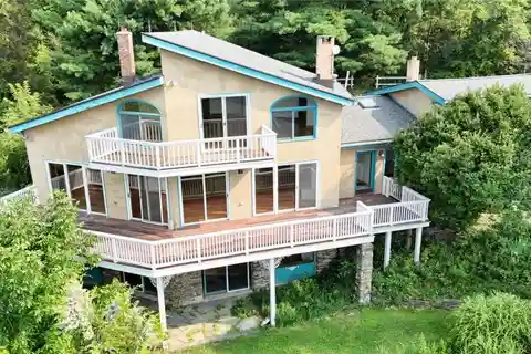 Contemporary Multi-Level Home Overlooking Cayuga Lake