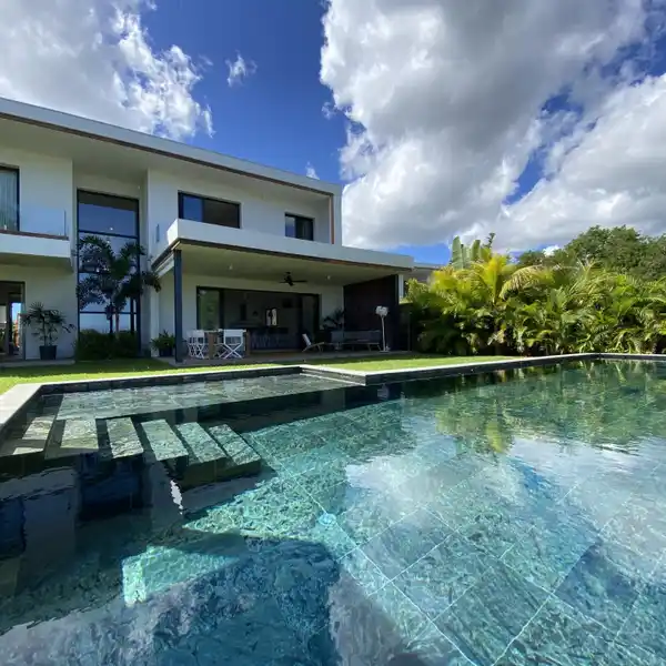 MODERN RIVERFRONT VILLA WITH INFINITY POOL & SEA VIEWS