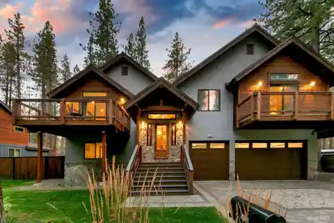 Luxury Tahoe Retreat with Custom Stonework and Serenity