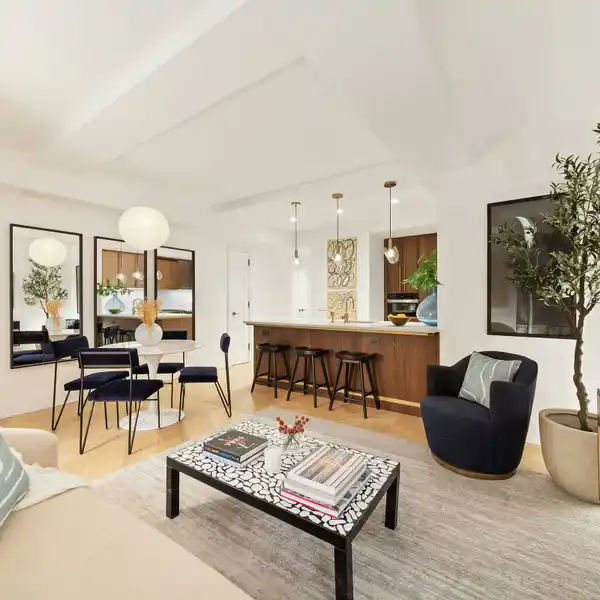 ONE BEDROOM HOME BLENDING PREWAR STYLE MEETS 21ST-CENTURY LIVING