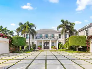 Georgian-style Residence on Coveted Everglades Island
