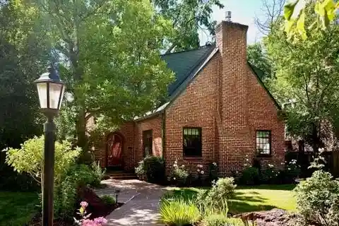 Charming Tudor Home Situated on a Picturesque Hilltop Street