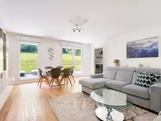 Clean-lined Apartment with a Wide Serene Balcony