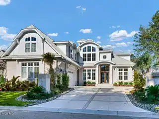 Waterfront Modern Brick Home