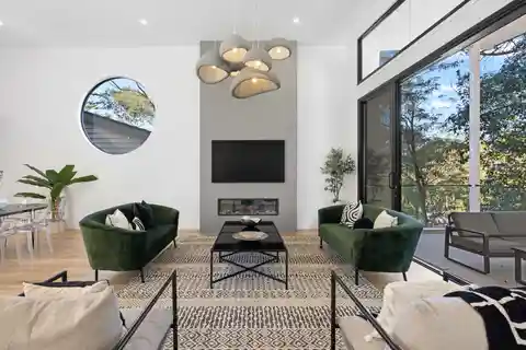 Grand Designer Home with Soaring Ceilings