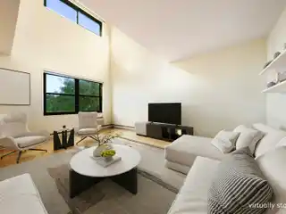 Bright and Dramatic Three-Bedroom Home